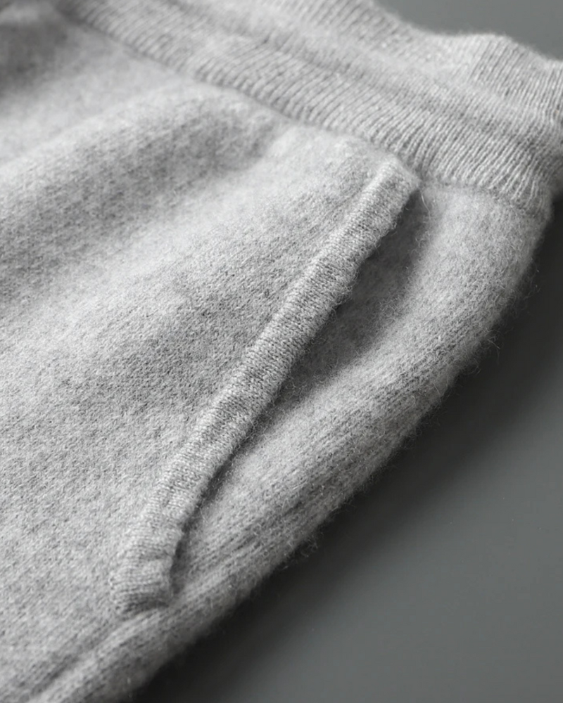 CASHMERE RELAXED STRAIGHT TROUSERS