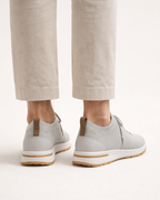 SOLANA MESH SLIP-ON SNEAKER - LIGHT GREY