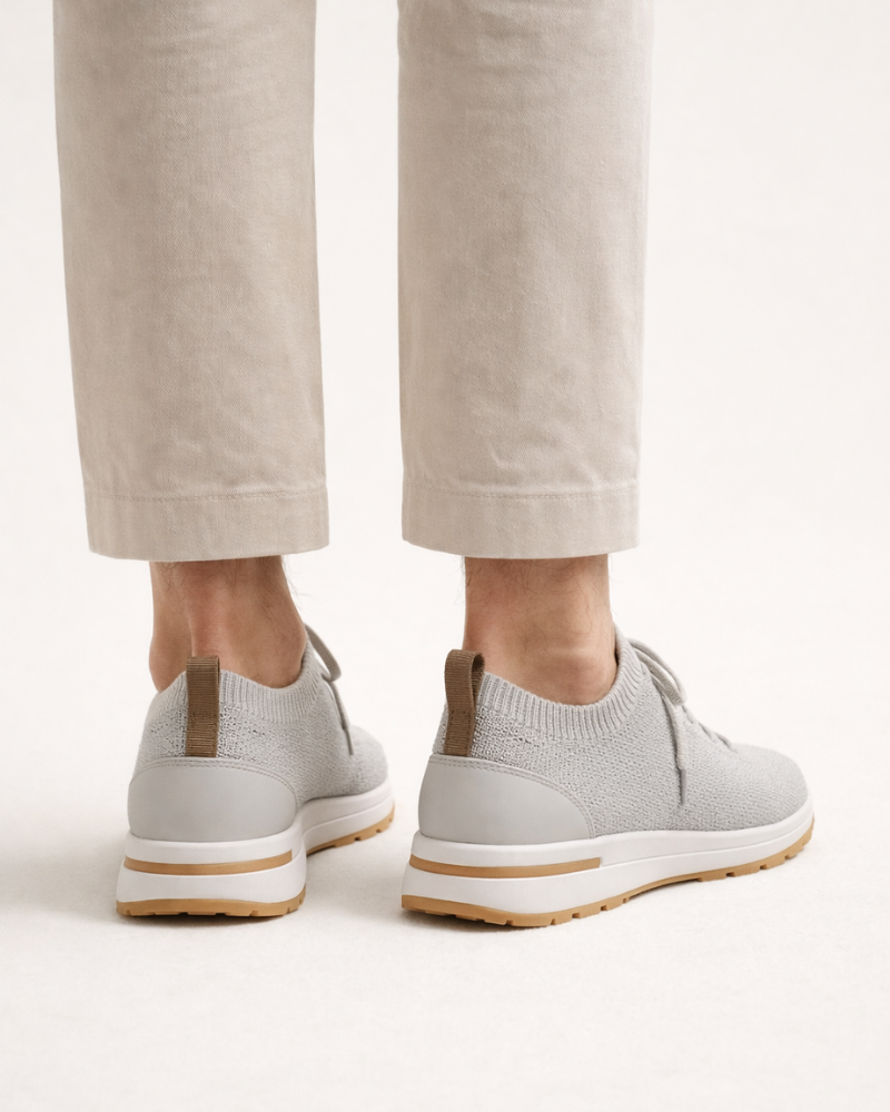 SOLANA MESH SLIP-ON SNEAKER - LIGHT GREY