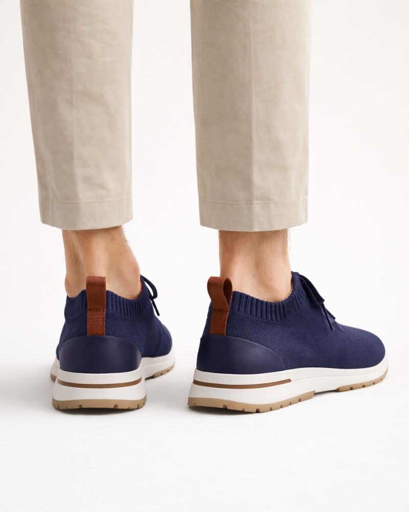 SOLANA MESH SLIP-ON SNEAKER - NAVY