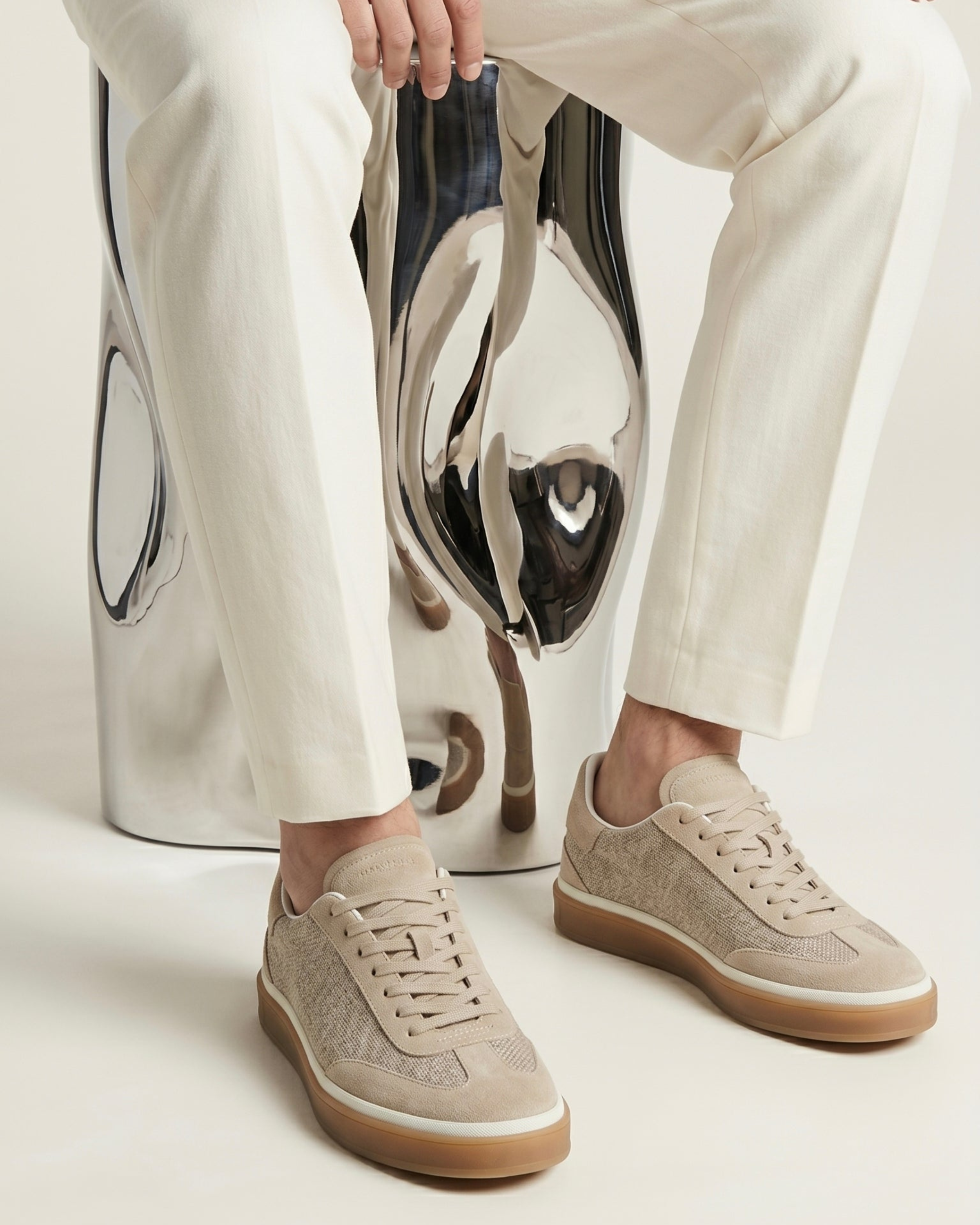 TENNIS WALK SNEAKER - SAND