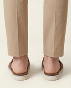 PORTSIDE SUEDE MULE - BROWN
