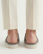 PORTSIDE SUEDE MULE - GREY