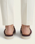 PORTSIDE SUEDE MULE - COFFEE