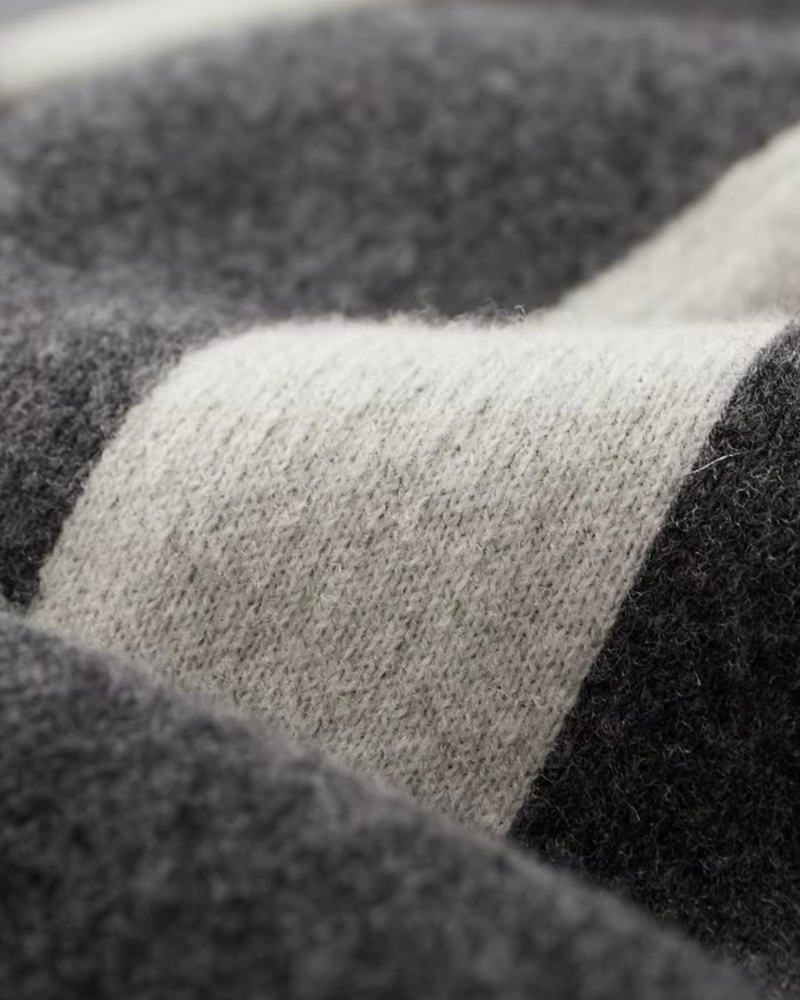 MERINO WIDE STRIPED LEISURE TROUSERS