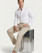 SILANA LINEN TROUSERS - SAND