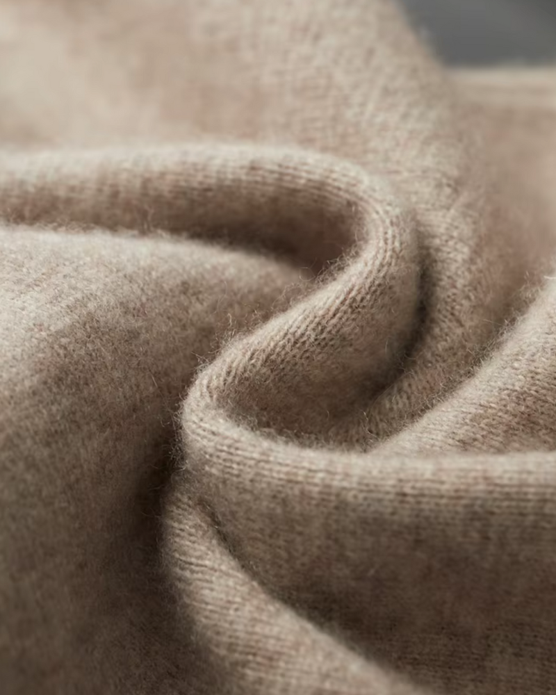 CASHMERE LEISURE STRAIGHT PANTS