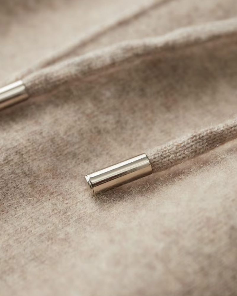 CASHMERE LEISURE STRAIGHT PANTS
