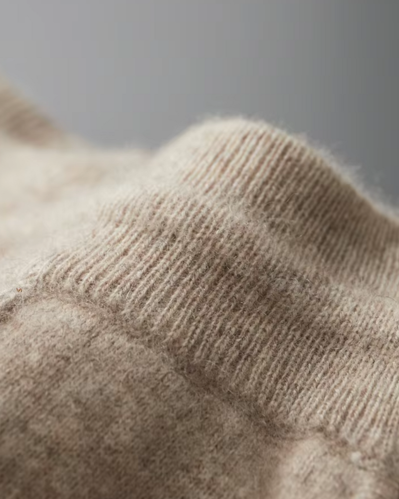 CASHMERE LEISURE STRAIGHT PANTS