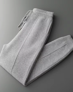 CASHMERE STRAIGHT TROUSERS
