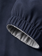 Navy Blue Technical Windbreaker Jacket