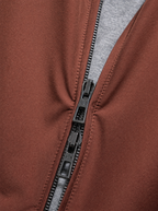 Brick Red Technical Windbreaker Jacket