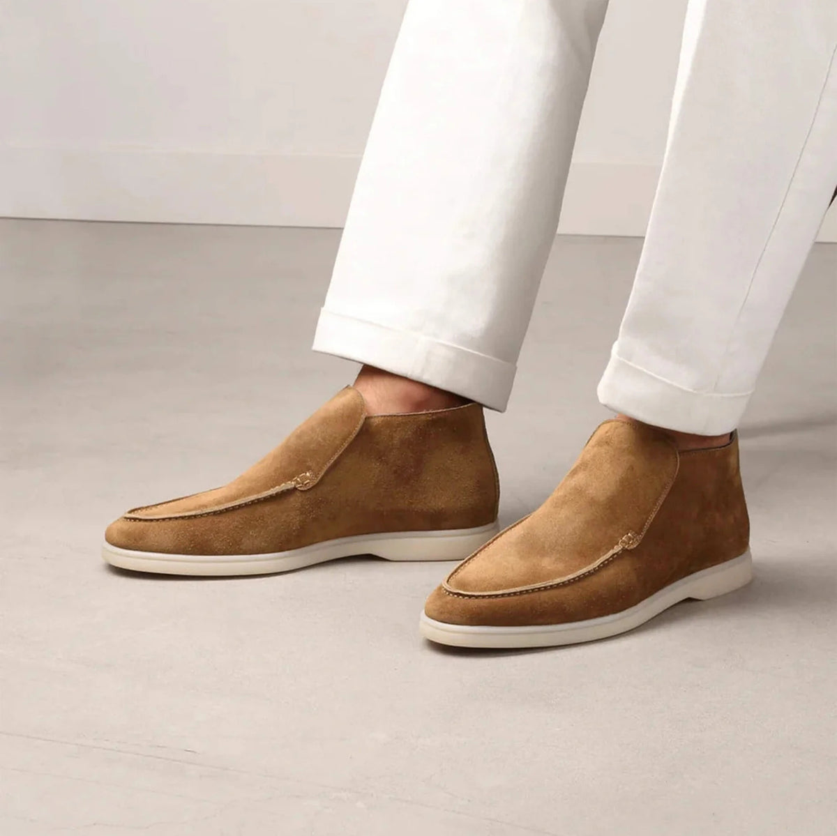 THE CLASSIC HIGH SUEDE LOAFER