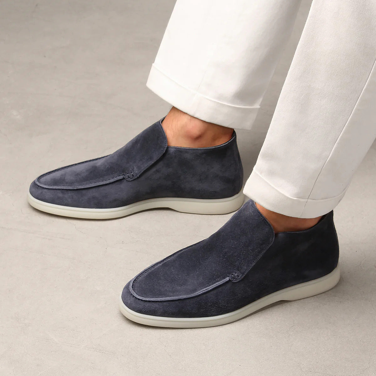 THE CLASSIC HIGH SUEDE LOAFER