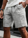 Amalfi Swim Short Sand/White Stripe