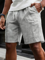 Amalfi Swim Short Sand/White Stripe