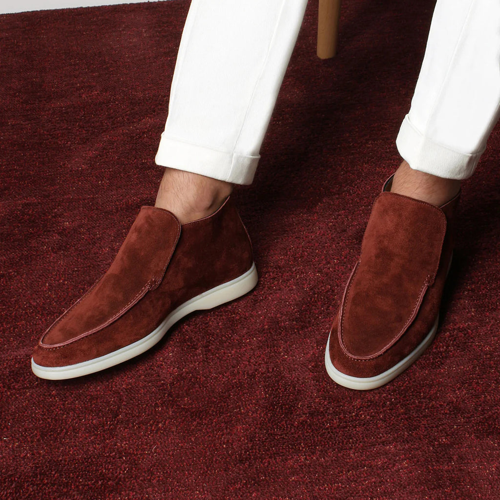 THE CLASSIC HIGH SUEDE LOAFER
