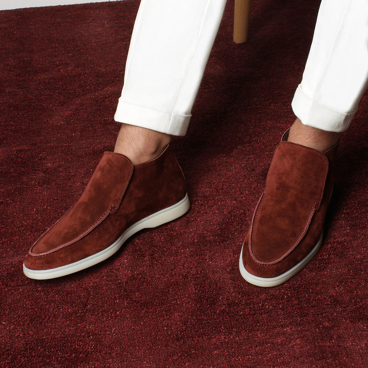 THE CLASSIC HIGH SUEDE LOAFER