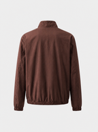 Brick Red Technical Windbreaker Jacket