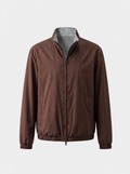 Brick Red Technical Windbreaker Jacket